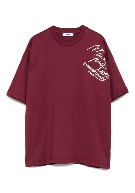 T-shirt con logo MSGM KIDS | F5MSJGTH119MS034